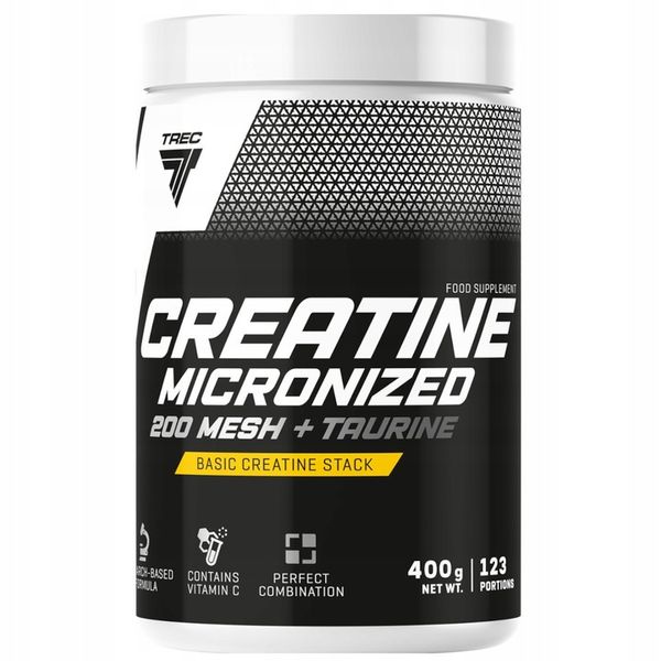TREC CREATINE MICRONIZED 200 MESH + TAURINE 400g ! zdjęcie 1