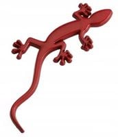 Emblemat metalowy ozdoba jaszczurka samochód ogon Skręcony Naklejka Ozdobna