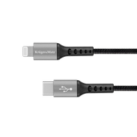 Kabel USB-C Lightning MFI iPhone 1m 15W KrugerMatz