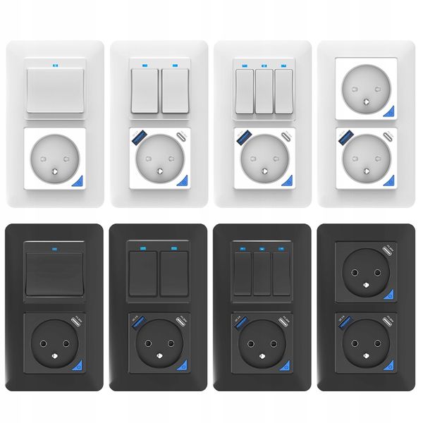 Inteligentne gniazdo z pomiarem prądu USB ZigBee TUYA PSMART białe zdjęcie 10