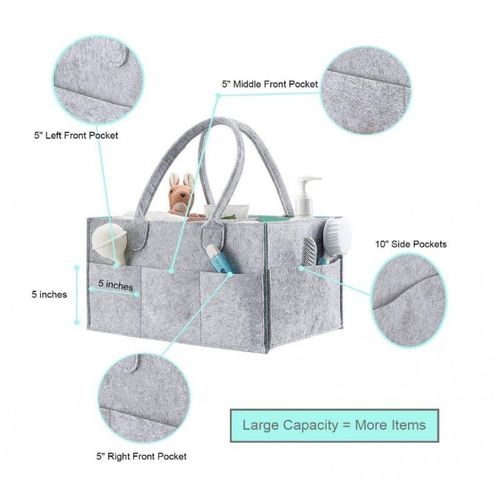 Organizer stojący filc denim grey ORM01 na Arena.pl