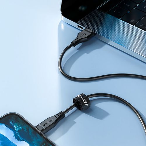 kabel przewód do iphone mfi usb - lightning 2.4a 1.2m czarny na Arena.pl