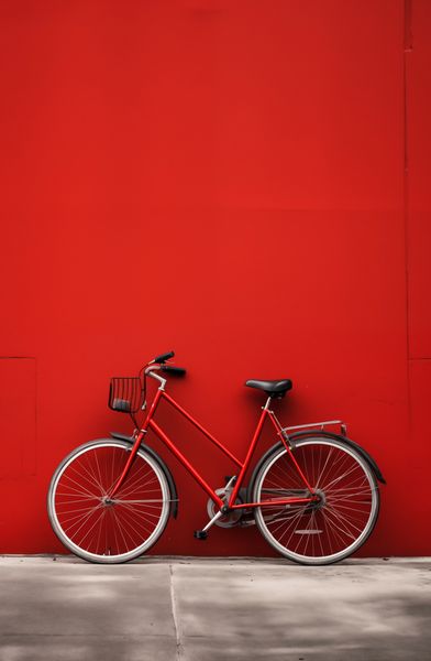 Plakat 53x81cm Czerwony Rower zdjęcie 1