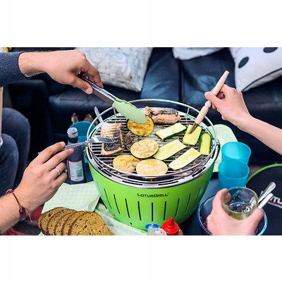 GRILL WĘGLOWY BEZDYMNY LOTUSGRILL PRZENOŚNY OGRODOWY STANDARD PLUS TORBA na Arena.pl