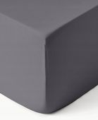 Prześcieradło z satyny bawełnianej z gumką Comfort S 160 x D 200 cm, 25 cm