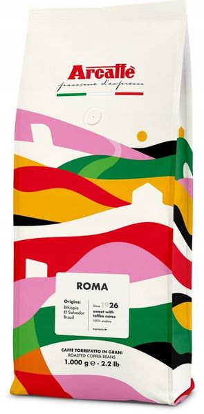 Kawa ziarnista Arcaffe Roma 1kg zdjęcie 2