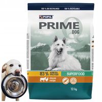Karma sucha dla Psa Psów PUPIL Prime Quality o smaku Drób Wołowina 10 kg