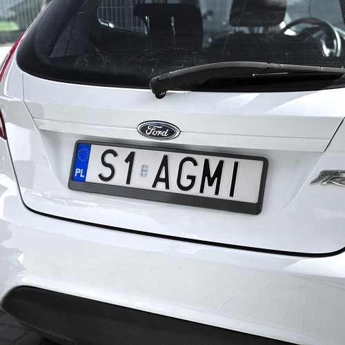 RAMKA RAMKI POD TABLICE REJESTRACYJNE CARBON DO TABLICY REJESTRACYJNEJ FOLIOWANA na Arena.pl