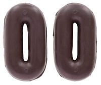 Gumki na wytok, brązowy, para, blister, Covalliero