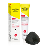 ALFAPARF YELLOW Farba do włosów 5 - Jasny naturalny brąz - 100ml