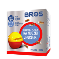 Bros Pułapka z płynem na muszki owocówki