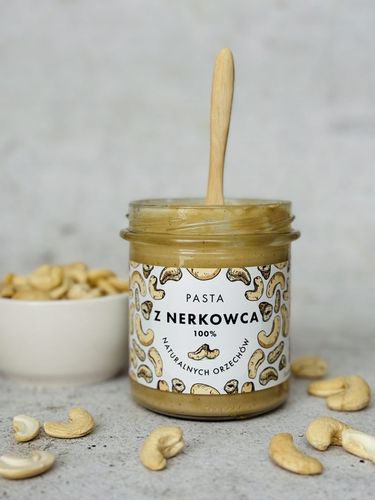Pasta z nerkowca 300 g - Idealne smarowidło, 100% orzechów, Bez Dodatków na Arena.pl