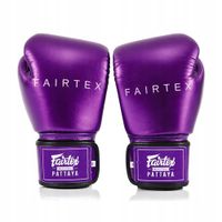 Rękawice bokserskie Fairtex Metallic Boxing purple 16 oz