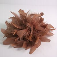 KWIAT Z PIÓR BROSZKA PRZYPINKA PIÓRA LOLITA AKCESORIA 16 CM XL