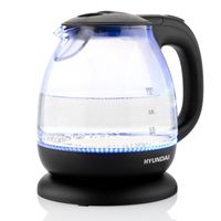 Czajnik elektryczny Hyundai VK101 1,0l 1100W czarny szklany