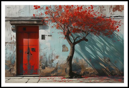 Plakat 91,5x60cm Widok Na Dawne na Arena.pl