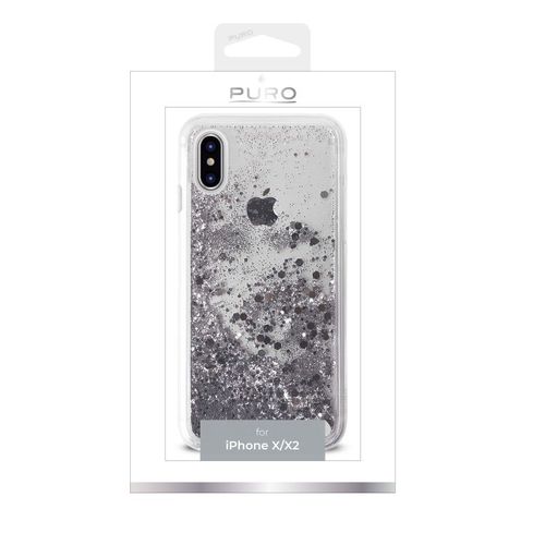 PURO Aqua Winter Cover - Etui iPhone X (Silver) na Arena.pl