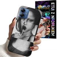 ETUI CASE DO MOTOROLA MOTO G14 - MONA LISA WZORY DLA KOBIET OBUDOWA