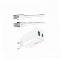 Szybka ładowarka GaN 45W 2 wejścia z długim kablem 2m do Samsung Galaxy A50