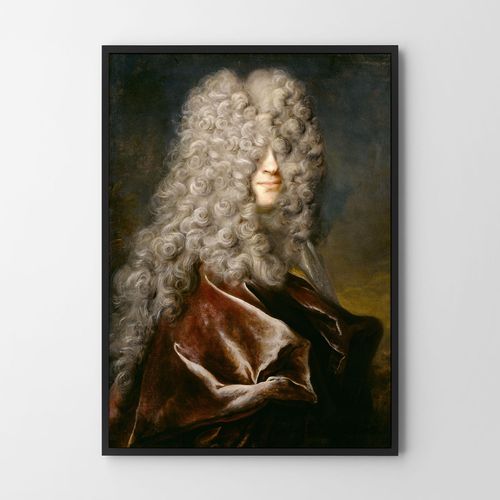 Plakat portret włosy loki 50x70 cm na Arena.pl