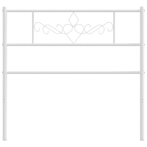 Metalowe wezgłowie, białe, 75 cm na Arena.pl