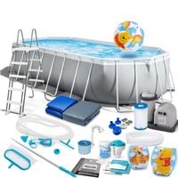 Basen ogrodowy stelażowy 610 x 305 x 122 cm 21w1 INTEX 26798 Basen ogrodowy stelażowy 610 x 305 x 122 cm 21w1 INTEX 26798