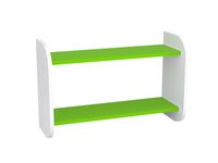 013 Półka podwójna 60 biało-limonkowa