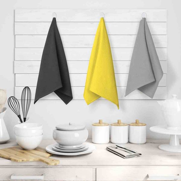 KIT/AH/LETTY/WAFFLE/GREYS&YELLOW/3PACK/50X70 zdjęcie 6