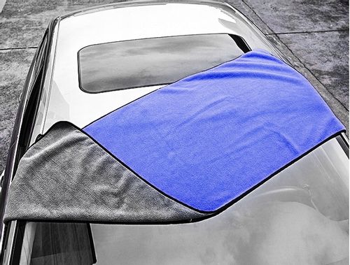 PUSZYSTY RĘCZNIK DO OSUSZANIA AUTA LAKIERU 90x60 Z MIKROFIBRY GRUBY CHŁONNY na Arena.pl