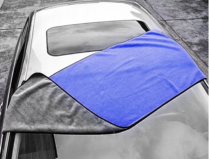 PUSZYSTY RĘCZNIK DO OSUSZANIA AUTA LAKIERU 90x60 Z MIKROFIBRY GRUBY CHŁONNY zdjęcie 6
