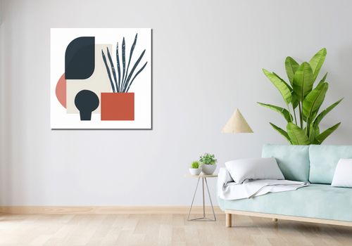Obraz 90x90cm Zamknięte Myśli na Arena.pl