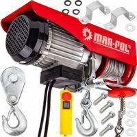 WYCIĄGARKA WCIĄGARKA ELEKTRYCZNA LINOWA 800KG 230V 12m