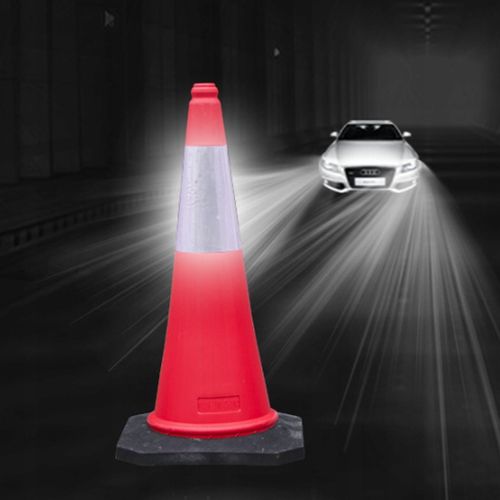 PACHOŁEK DROGOWY OSTRZEGAWCZY TWARDY ODBLASK SŁUPEK WYSOKI ODBLASKOWY 75 CM na Arena.pl