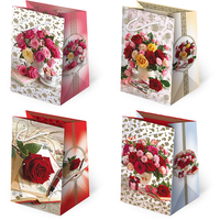 torebki ozdobne 10szt. t-5l set 147 róża 10 x 16 x 6 cm