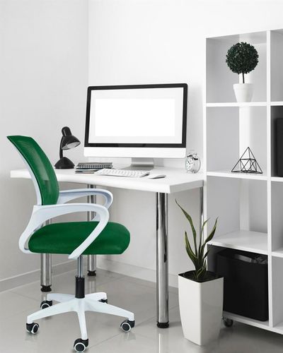 Fotel biurowy Splash zielony na Arena.pl
