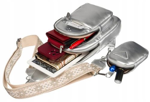 saszetka damska-mini plecak ze skóry ekologicznej - rovicky na Arena.pl