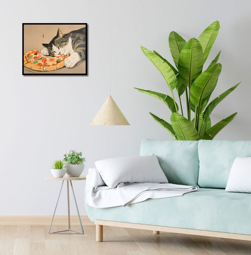 Plakat 50x40cm Pizza Dla Kota na Arena.pl