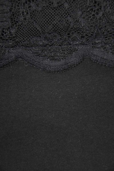 Czarna Bluzka, Koronka (D) - 38 / M zdjęcie 3