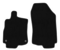 Dywaniki przednie welurowe czarne do: Renault Megane III 2008-2015 cabrio