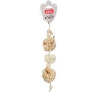 ZOLUX Girlanda 3 pompony EKO zabawka królika gryzoni ptaków papugi 36 cm