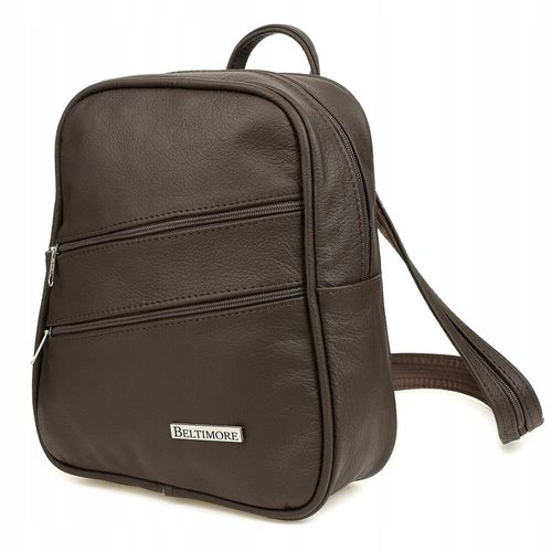 Czarny plecak torebka damska Skórzana Beltimore 022 na Arena.pl