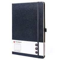 notes w formacie b5 w szarym kolorze zadrukowany w linie - peterson