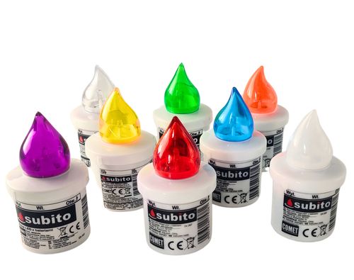 Wkład LED do zniczy kapliczek SUBITO Comet pomarańczowy do 2400h 1szt. na Arena.pl