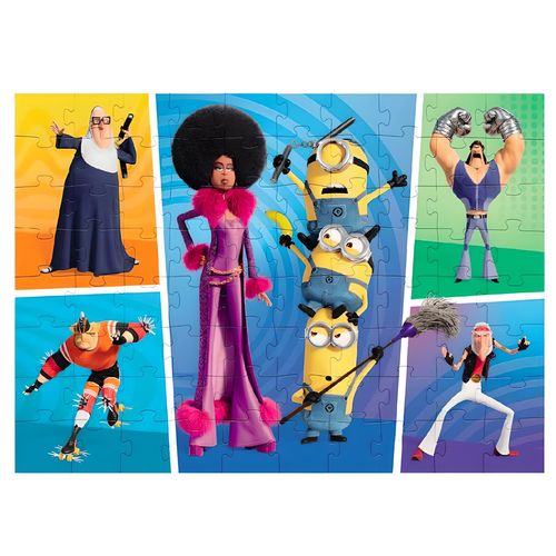 puzzle edukacyjne minionki 80 elementów dodo 200363 na Arena.pl