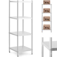 regał metalowy magazynowy gastronomiczny do 200 kg 60 x 60 x 180 cm