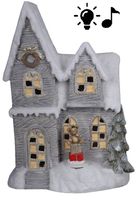 Domek ceramiczny z pozytywką led