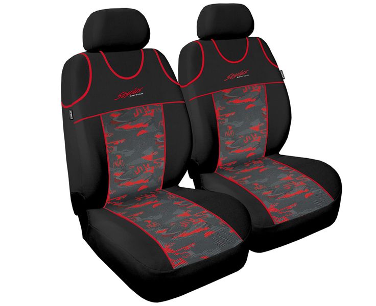 Koszulki uniwersalne pokrowce Stylus Czerwony do Opel Corsa A B C D E zdjęcie 1