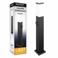 Lampa Ogrodowa 65cm stojąca GNIAZDO słupek zewnętrzna LED