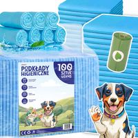 PODKŁADY HIGIENICZNE CHŁONNE MATY DLA PSA JEDNORAZOWE 45X60 100 SZT +GRATIS