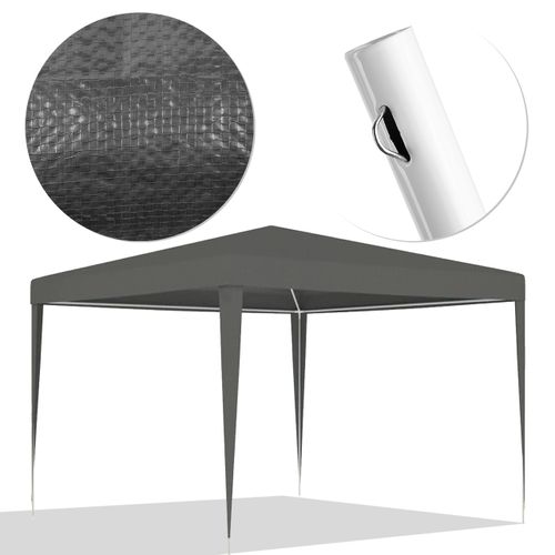 Namiot Ogrodowy Pawilon Handlowy Dach 3x3 M SZARY na Arena.pl